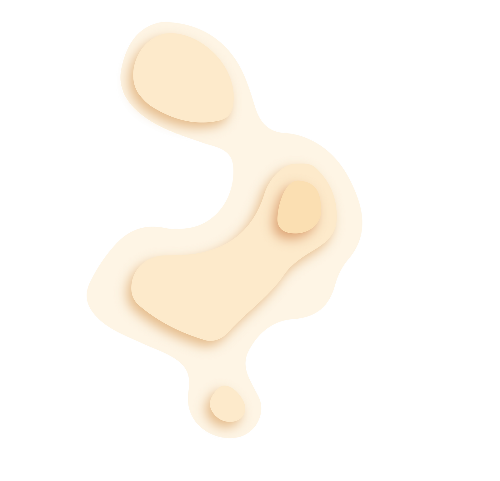 Abstract illustration of topographic map
